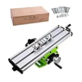 MYSWEETY Mini Multifonction Fraisage Table de Travail Fraiseuse Composite Perçage Table de Coordonnées 310x90 mm,CNC Milling Working Table Diapositive