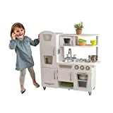 KidKraft 53208 Cuisine enfant en bois White Vintage, jeu d'imitation incluant téléphone - blanc