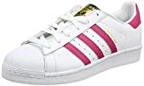 Adidas B23644, Chaussures de basketball Fille, Blanc - Weiß (Ftwr White/Bold Pink/Ftwr White), 38