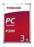 TOSHIBA P300 disque dur interne 3 To - 3,5' (pouces) - disque dur SATA (HDD) - 7200 tours par minute (tpm) - 6 Go/s - pour ordinateurs de jeu, PCs de bureau, stations de travail, etc.