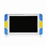 5.0 pouces Loupe électronique Loupe de lecture numérique avec poignée Portable Aide à la lecture électronique Avec la fonction de instructions vocaux (Grossissement 4-32X)
