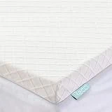 RECCI sur Matelas a Memoire de Forme de 6cm, Surmatelas 180x190, Matelas Mousse Housse en Bambou hypoallergénique - Amovible et Lavable en Machine, CertiPUR-EU (180 x 190 x 6cm)