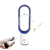 MondayUp Ventilateur sans Lame, Ventilateur sur Pied Silencieux, Ventilateur avec Telecommande, Ventilateur Portable Colonne Telecommande - Costume pour MéNage/Bureau/Chambre À Coucher