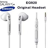 Samsung EO-EG920BW Jack 3,5 mm, écouteurs stéréo Intra-Auriculaires avec télécommande et Microphone, Couleur : Blanc