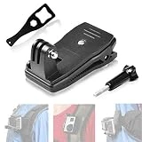 Fantaseal Clip Sac à Dos, Mini Clip/Pince à Sac pour Gopro, Fixation à 360 Dégrés Rotation pour GoPro, Pinc Accessoires Gopro Hero 7/6/5/4/3+/3 DJI Action SJCAM SJ4000 SJ4000WIFI DBPOWER QUMOX etc.