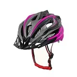 X-TIGER Casque De Vélo, Ultra-Léger, Casque de cyclisme pour route de montagne, Hommes Femmes Vélo Casque Adulte, Visière Certifié CE, Casque De Protection (Rose)