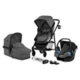 Kinderkraft Juli 3en1 Multi Poussette Et Siège-Auto Mink Gris