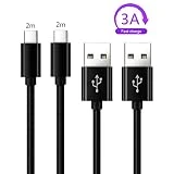Cable Chargeur Pour Samsung Galaxy S10E S10 10 Note 8 9 A50 A20E A80 A40 A70,A3 A5 2017,Huawei Mate 10 20 Pro,Zenfone 3/4/5/5z,Google Pixel 2 3 3A XL,Motorola G7,Cordon Usb Type C Charge Rapide 2M 2M