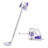 PUPPYOO Aspirateur Portable/Brosse Efficacité/Certification de l'UE/Multi-Fonctions/Light/Moteur 600W/ Stockage Facile/Pipette Amovible, Matériau ABS, Wp526 Violet, 32 x 10,8 x 20,5 cm