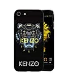 vanessadag Kenzo iPhone 6 6S Plus Coque, Hard Plastic Phone Housse Coque for iPhone 6 6S Plus Kenzo Paris, Noir