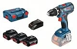 Bosch 06019H4103 Perceuse-visseuse sans fil GSR 18-28 3x3,0 Ah-L-Boxx, 1 W, 18 V
