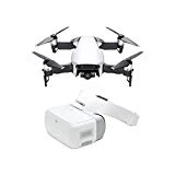 DJI - Mavic Air avec Goggles| Pliable et Portable | Stockage Interne 8 Go | Design Élégant | Photos et Vidéos HDR - Blanc Arctique