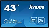 iiyama LE4340SB1 Moniteur grand public sans tuner Noir (couleur du corps du moniteur-noir; l'affichage de l'écran est en couleur)