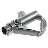 Dyson Poignée de Remplacement Authentique pour aspirateurs DC19 DC19T (Gris/Titane)