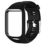 Bracelet en TPE pour Montre de Sport Tomtom Adventurer Golfer 2 Runner 2/3 Spark/Spark 3 GPS