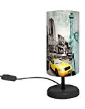 LAMPE ABAT JOUR 'I LOVE NEW YORK' H:29cm