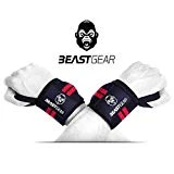 Protège-poignets Beast Gear - Bande de Support Poignet pour Haltérophilie, Musculation, Gymnastique, Bodybuilding, Crossfit - Protège et Soutien le Poignet lors du Sport