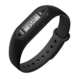 AIMEE7 Montre Homme pas cher, Mode Décontracté Unisexe Podomètre Exécuter Étape Compteur de Calories Numérique LCD Distance de Marche Sport Montre-Bracelet (Noir)