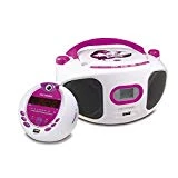 Metronic 477290 Offre Enfant Miss Angel - Radio CD-MP3 et Radio-réveil Projection - Violet