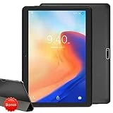 YOTOPT 4G LTE Tablette Tactile 10' Pouces Full HD - (WiFi, 64 Go, 4GB de ROM, Android 9.0, Bluetooth, OTG, GPS) - Noir