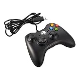 XCSOURCE Manette de Jeu/Contrôleur de Jeu Joystick Filaire Noir pour Xbox 360 AC429