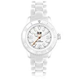 Ice-Watch - Ice Solid White - Montre Blanche Mixte avec Bracelet en Plastique - 000623 (Medium)