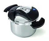 Smile Autocuiseur Cocotte Minute 7L Inox Faitout Tous Feux Dont Induction, Acier Inoxydable, Ø 22cm
