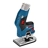 Bosch Professional affleureuse sans-fil GKF 12V-8 (sans batterie, 12 V, diamètre de fraise : 8 mm, carton)