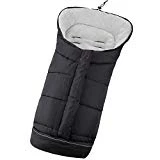 TecTake Thermo Chancelière Bébé pour Poussette Landaus Universelle Siège Auto - diverses couleurs au choix - (Noir)