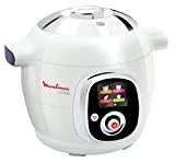 Moulinex CE704110 Multicuiseur Intelligent Cookeo 6L 7 Modes de Cuisson 100 Recettes Préprogrammées Jusqu'à 6 Personnes 1200W Blanc