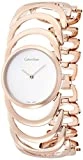 Calvin Klein Femme Montre Bracelet Quartz analogique en Acier Inoxydable K4G23626