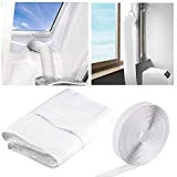 Faburo 400CM Tissu De Calfeutrage De Fenêtres Joint de Fenêtre Kit De Calfeutrage Pour Climatiseurs,Sèche-linge et Déshumidificateurs
