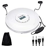 Lecteur CD Portable Gueray Lecteur de Disque Compact avec Batterie Intégrée de 1400 MH avec Mise à Niveau du Lecteur de CD de Musique Personnel Lecteur Walkman