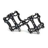 FETESNICE Update Titanium Acheter Pédales de vélo pour VTT BMX DH 9/16', Rouge/Noir