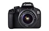 Canon EOS 4000D Appareil Photo avec Objet EF-S 18-55mm III, 18 MP, Noir