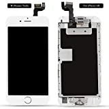 Ecran LCD Vitre Tactile Complet sur Châssis pour iPhone 6s Blanc avec Outils Bouton Home Écouteur Interne Caméra De Face Tout Assemblé