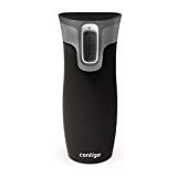 Contigo Autoseal West Loop Tasse de voyage en acier inoxydable, 470 ml - Noir mat