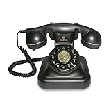 Tiptel Vintage 20 Téléphone Fixe Style rétro Noir