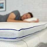 RESTBULLE Surmatelas Moelleux 80 x 200 cm - Qualité hôtellerie - Production française - Epaisseur 8 cm