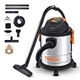 TACKLIFE Aspirateur Eau et Poussières, 1000W Aspirateur Multifonctionnel 3 En 1, 18.9L Cuve en Acier Inoxydable, Filtre HEPA, Cordon d'alimentation 5m, Tige de Rallonge 2 * 0.4m, 3 Buses - PVC02A