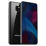 Telephone Portable Debloqué 4G Ulefone Note 7P, Waterdrop 6.1 Pouces, 3Go + 32Go Quad-Core Android 9.0, Smartphone Pas Cher 2019 Triple Caméra Arrière et Triple Fente, Face ID et Empreinte ID (Noir)