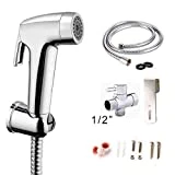 Douchette à main bidet,Douchette Bidet kIt,Deux modes de sortie,Eau manuelle et automatique, Idéal pour WC suspendu,Laopao