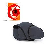DWL Housse en néoprène sac étui de protection pour Appareil photo Canon EOS 1200D, 1100D, 1000D, 100D 750D 760d 700D, 650D, 550D, 500D, 450D, 400D, 400D, 350D, 300D, 70D 60D, 50D, 40D, 30D, 20D, 10D Appareils Photo Reflex numériques avec objectif zoom standard, 18-135 mm, 18-200 mm, 55-250 mm