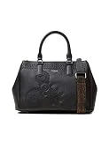 Desigual Bag Dark Amber Cabo Women, Sacs menotte femme, Noir (Negro), 15.3x23.3x33.8 cm (B x H T)