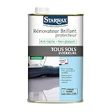 STARWAX Rénovateur Brillant Protecteur Longue Durée Sols Intérieurs 1 L