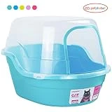 Maison de Toilette pour Chat Toilette Enveloppée pour Animaux XXL Multiple Couleur Disponible