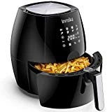 Innsky 5.5L XL Friteuse électrique sans Huile, friteuse à air Chaude, écran Tactile LCD, Cuisson en Une Touche, Multifonction avec 8 programmes, avec Recette Gratuite (5.5L friteuse sans huile)