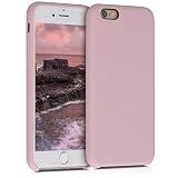 kwmobile Coque Apple iPhone 6 / 6S - Coque pour Apple iPhone 6 / 6S - Housse de téléphone en Silicone Peau de pêche