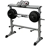 CCLIFE Support pour haltères Support de Poids Repose haltères Max. d'env. 300 kg Rack de Rangement pour Poids et Halteres