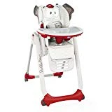 Chicco Chaise Haute Bébé Polly 2 Start - 4 Roues Baby Elephant